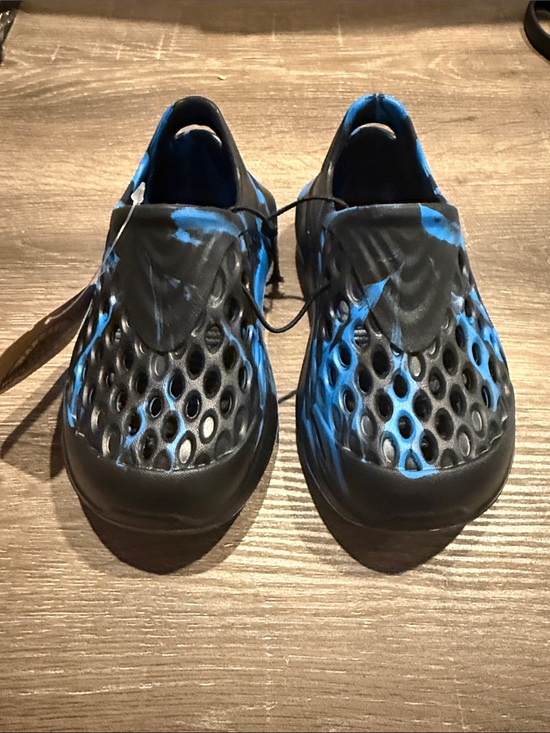 Rugged Shark Other - Kids Quick-Dry Water Shoes — Black with Blue Accents